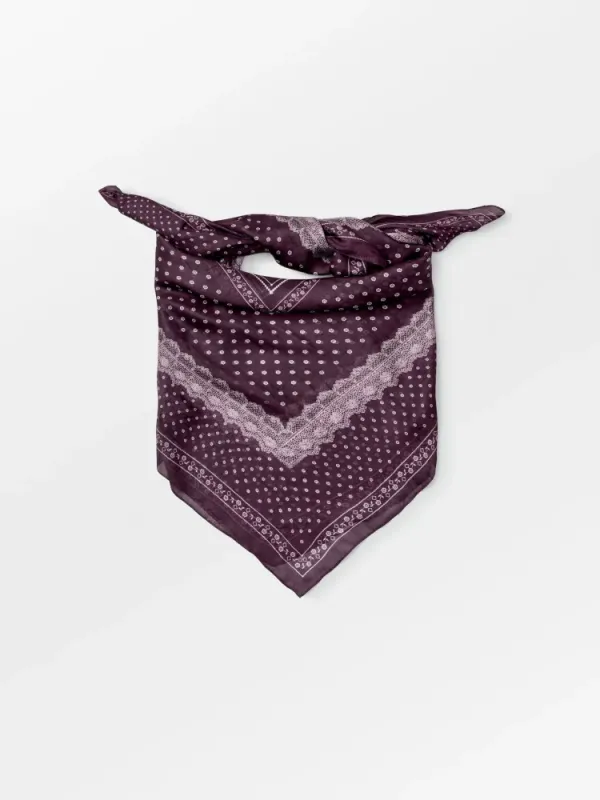 Lacia Tabby Sia Scarf Fig Red Beck Söndergaard