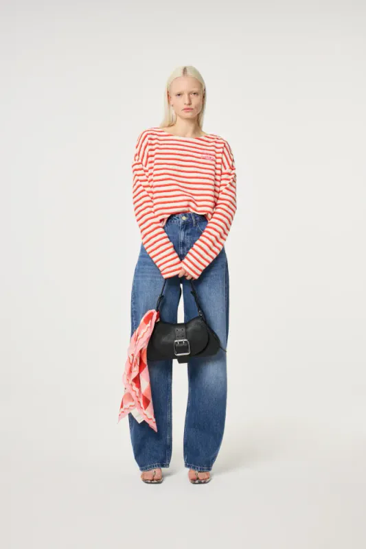 Celina Top Cozy White / Tangerine Tango Fabienne Chapot