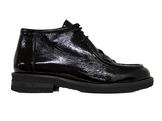 Hovedbilde A9091 Black Naplack Snøresko Billi Bi