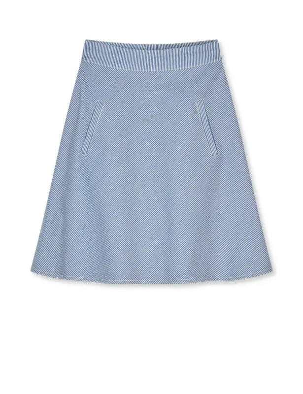 Hickory Punk Stelly Skirt Bright Cobalt Mads Nørgaard