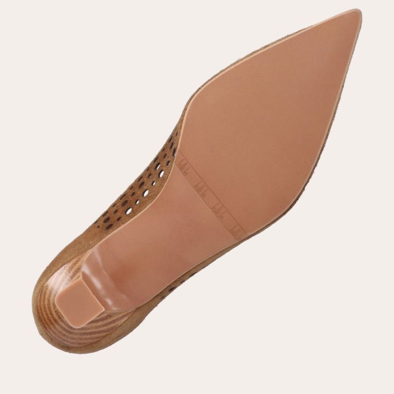 A9458 Tabac babysilk Suede Brown Pumps Billi Bi