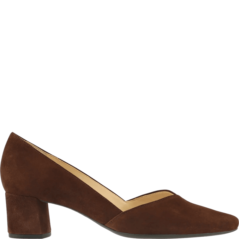 2-10 4502 Blokkhæl Pumps Chocplum Hogl