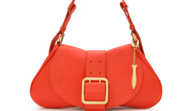 Chapot Bag Leather Tangerine Tango Fabienne Chapot