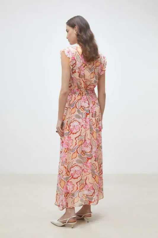 Cali Midi Dress Blush Suncoo Paris