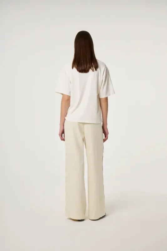 Fay T-shirt Cosy White/Green Fabienne Chapot