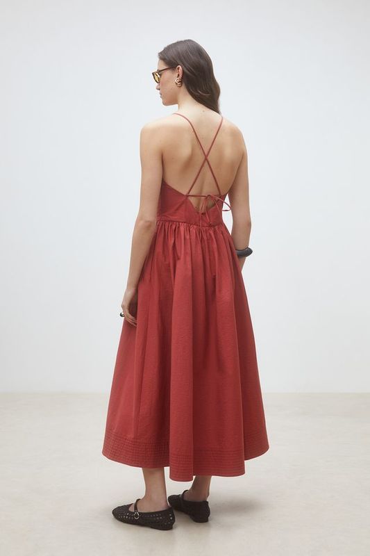 Robe Cover Tomette Midi Dress Suncoo Paris