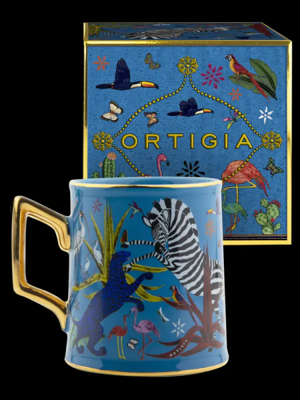 Tazza Ceramic Kopp Blue Ortigia
