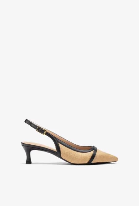 Hovedbilde Ileso Pumps Raffia/Black Unisa