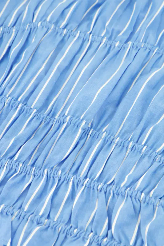 John Top Blue Pyjama Stripe Fabienne Chapot