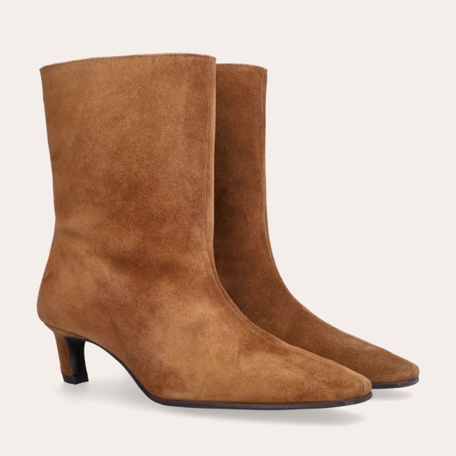 Hovedbilde B1320 Tabac Babysilk Suede Booties Billi Bi
