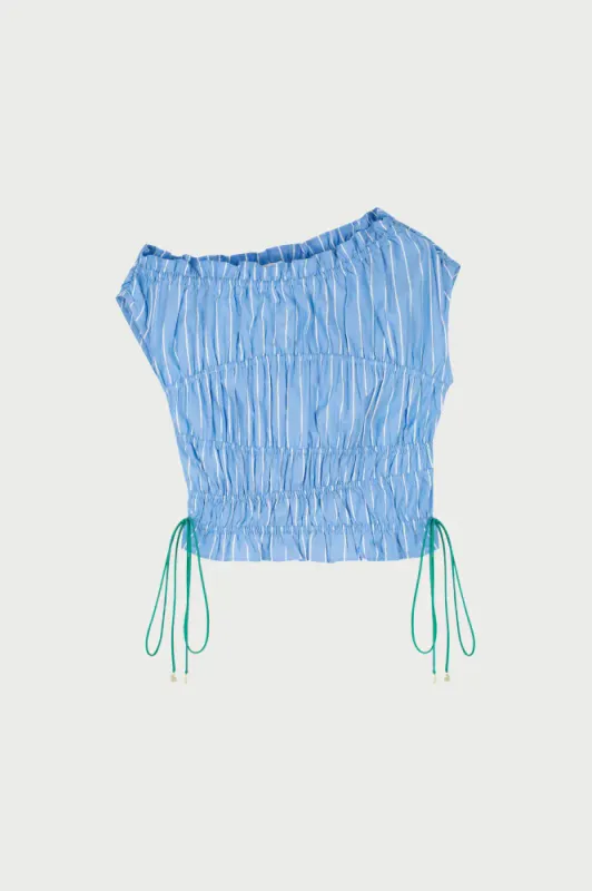 John Top Blue Pyjama Stripe Fabienne Chapot