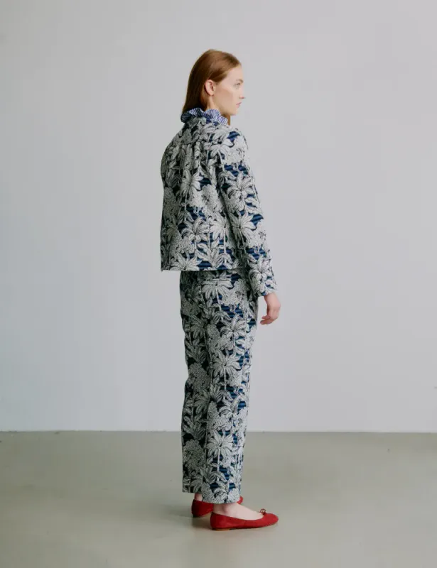 Fie Pants Blue Palm Escape APOF