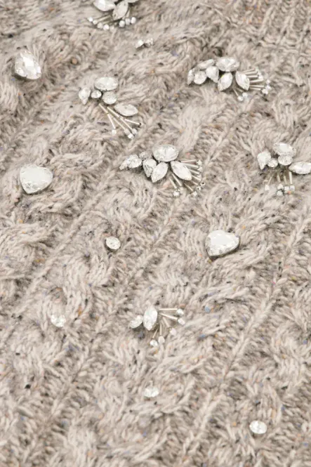 Hovedbilde Jules Pullover Dark Oatmeal Melange Fabienne ...