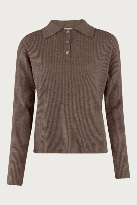 Hovedbilde Patti sweater Brown Melange Six Ámes