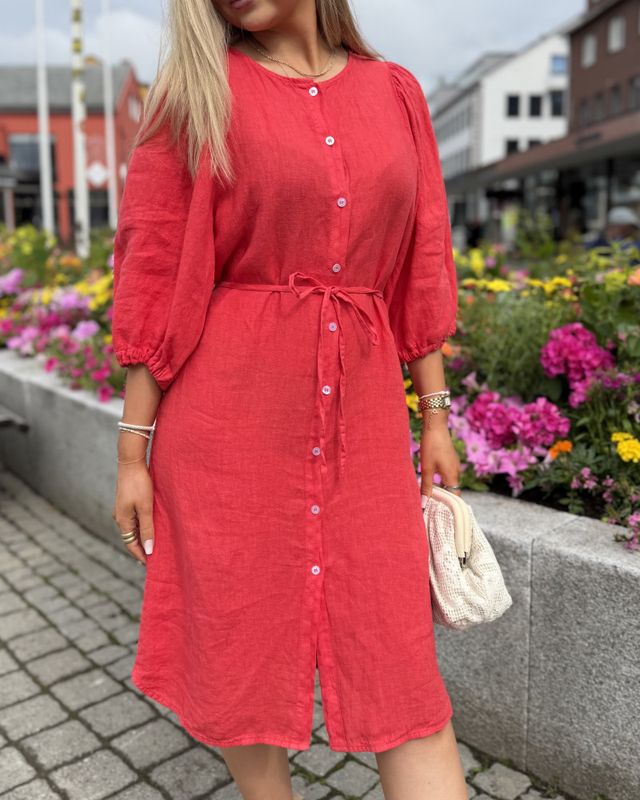 Elise Dress Coral Rah Oslo