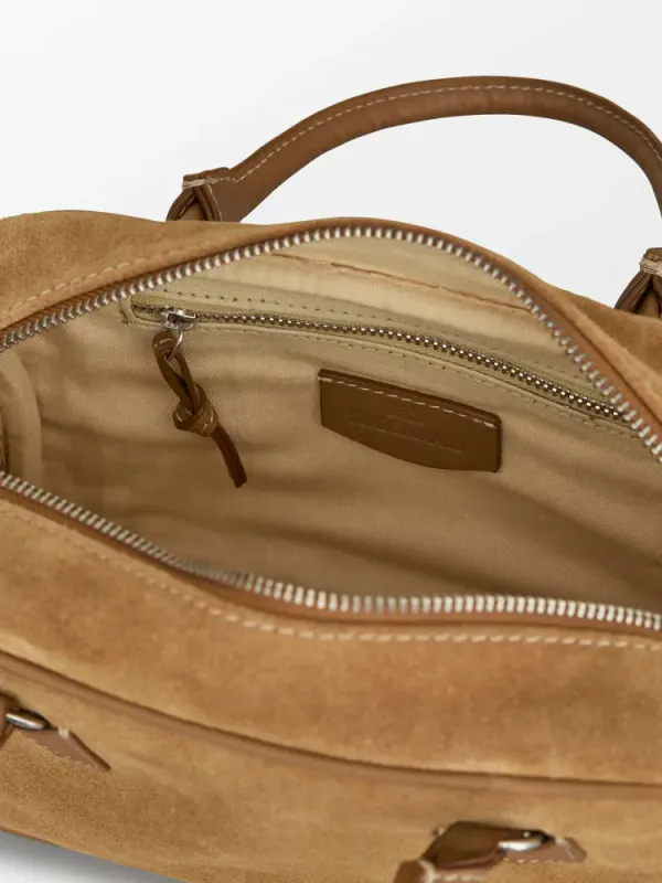 Suede Bree Bag Almond Brown Beck Söndergaard