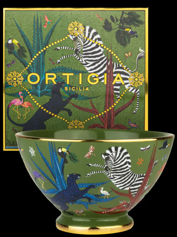 Ceramic Bowl Green Ortigia
