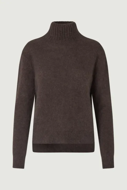 Jade Knit Sweater Espresso Brown